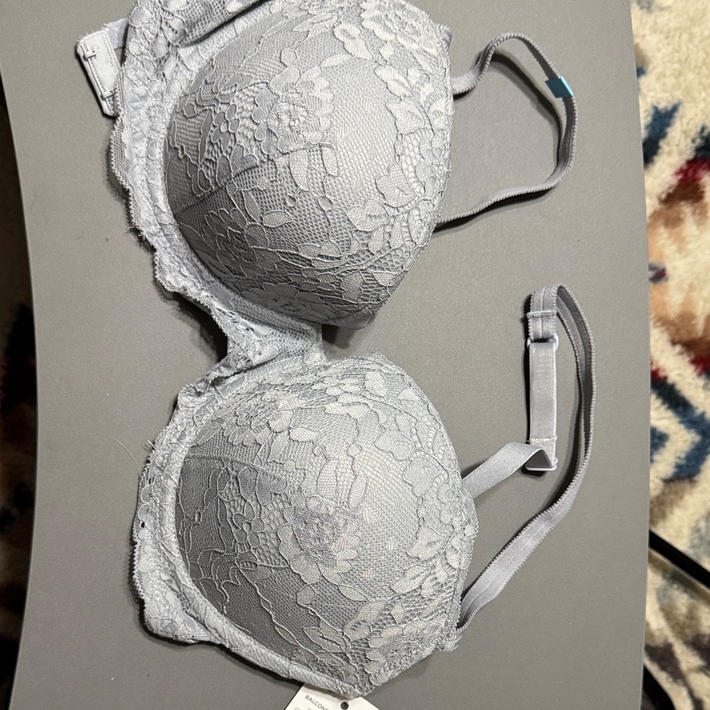 Kohl's Lace Women's Bra in Light Gray/Blue